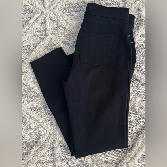SPANX The Perfect Pant 20202R Black Stretch 4-Pocket Pull-On Pants Size M - Picture 4 of 10